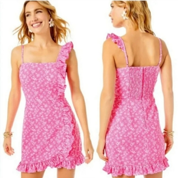 NWT Lilly Pulitzer Martha Ruffle Romper - Picture 2 of 6